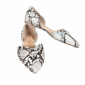 Old Navy•Snake Print Dorsay Flats